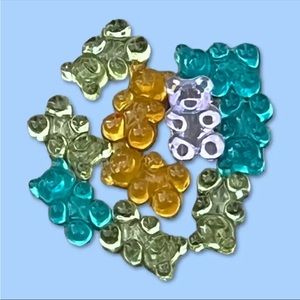 Bear Candy Polymer Charms